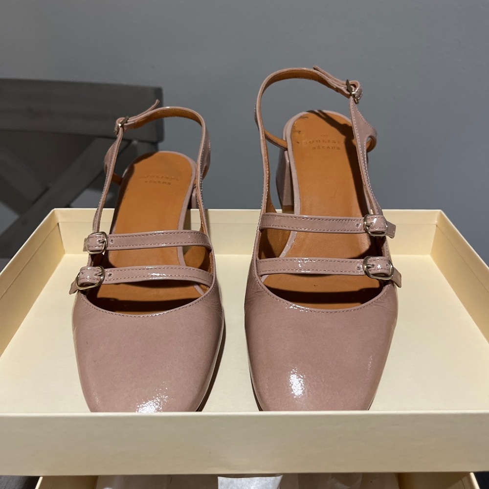les Souliers Sezane Paula Babies in Nude Vernis